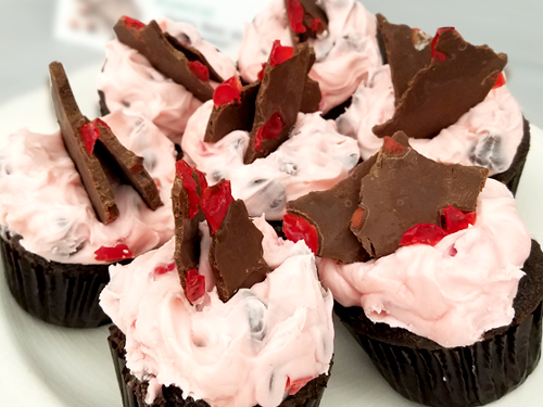 Triple Cordial Cherry Dark Chocolate Cupcakes