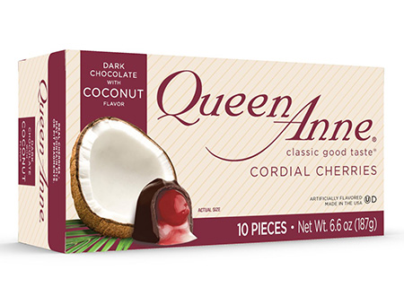 Dark Chocolate Coconut <br>Cordial Cherries 6.6 oz