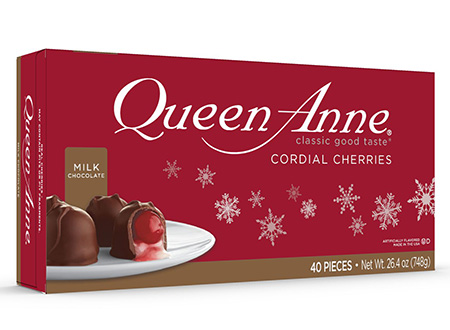 Milk Chocolate Cordial Cherries Holiday Gift Box 26.4 oz