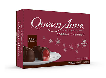 Dark Chocolate Cordial Cherries Holiday Gift Box 19.8 oz